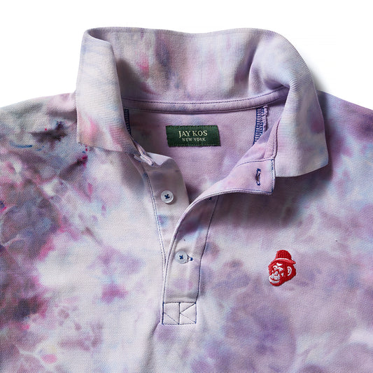 Jay Kos Polo - Purple Tye Dye