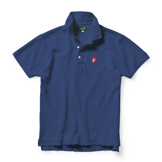 Jay Kos Polo - Japanese Mud Dyed Indigo Blue