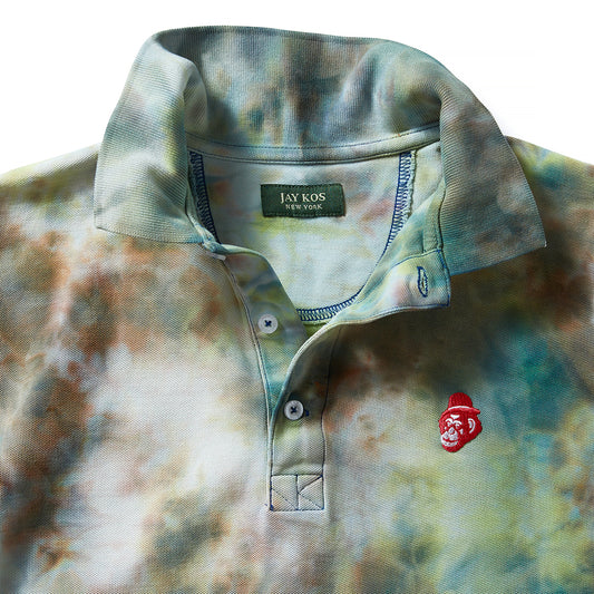 Jay Kos Polo - Green Tye Dye