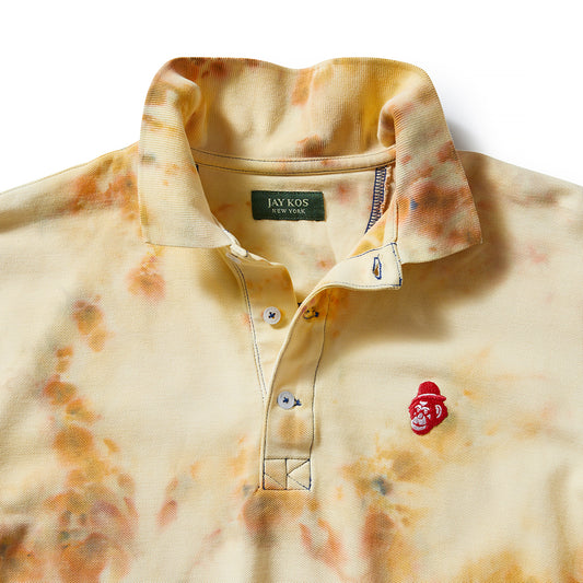 Jay Kos Polo - Yellow Tye Dye